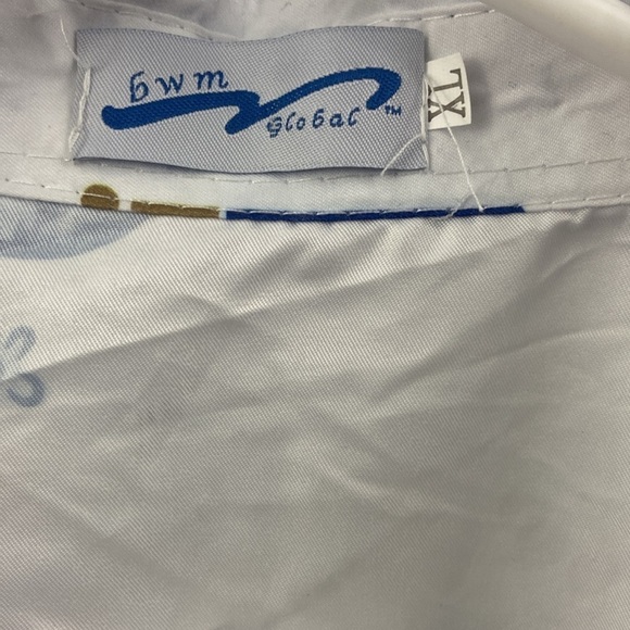 Kansas City Royals Hawaiian Button Up Short Sleeve Shirt Size XL Miller Lite - Picture 7 of 8